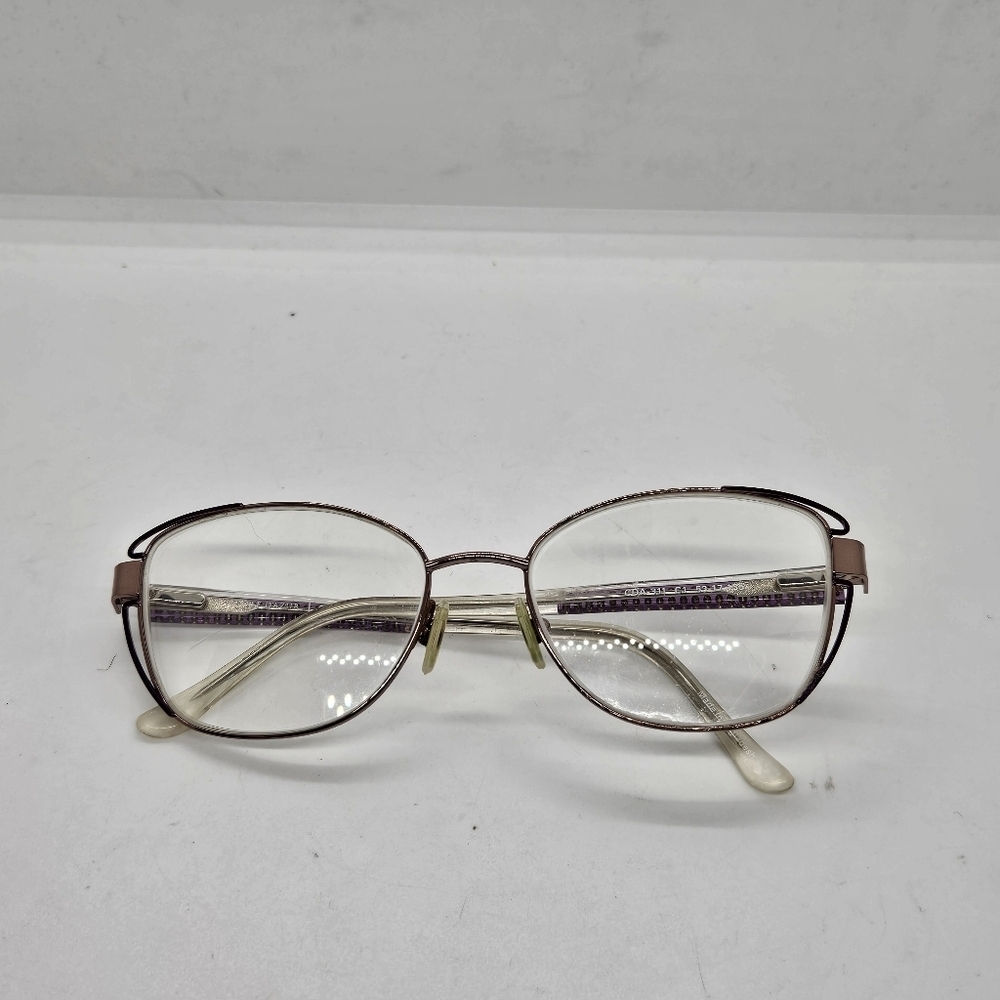 Cote d'Azur CDA-311 eyeglasses Rose Gold and Plum FOR FRAMES